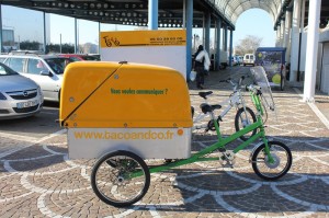 Livraison dans Arles en vélo cargo
