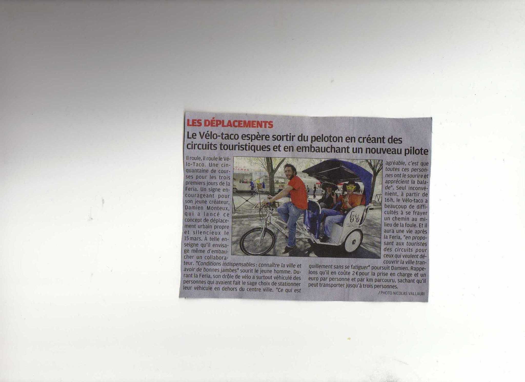 Read more about the article Article dans « La Provence » du 06 Avril 2010