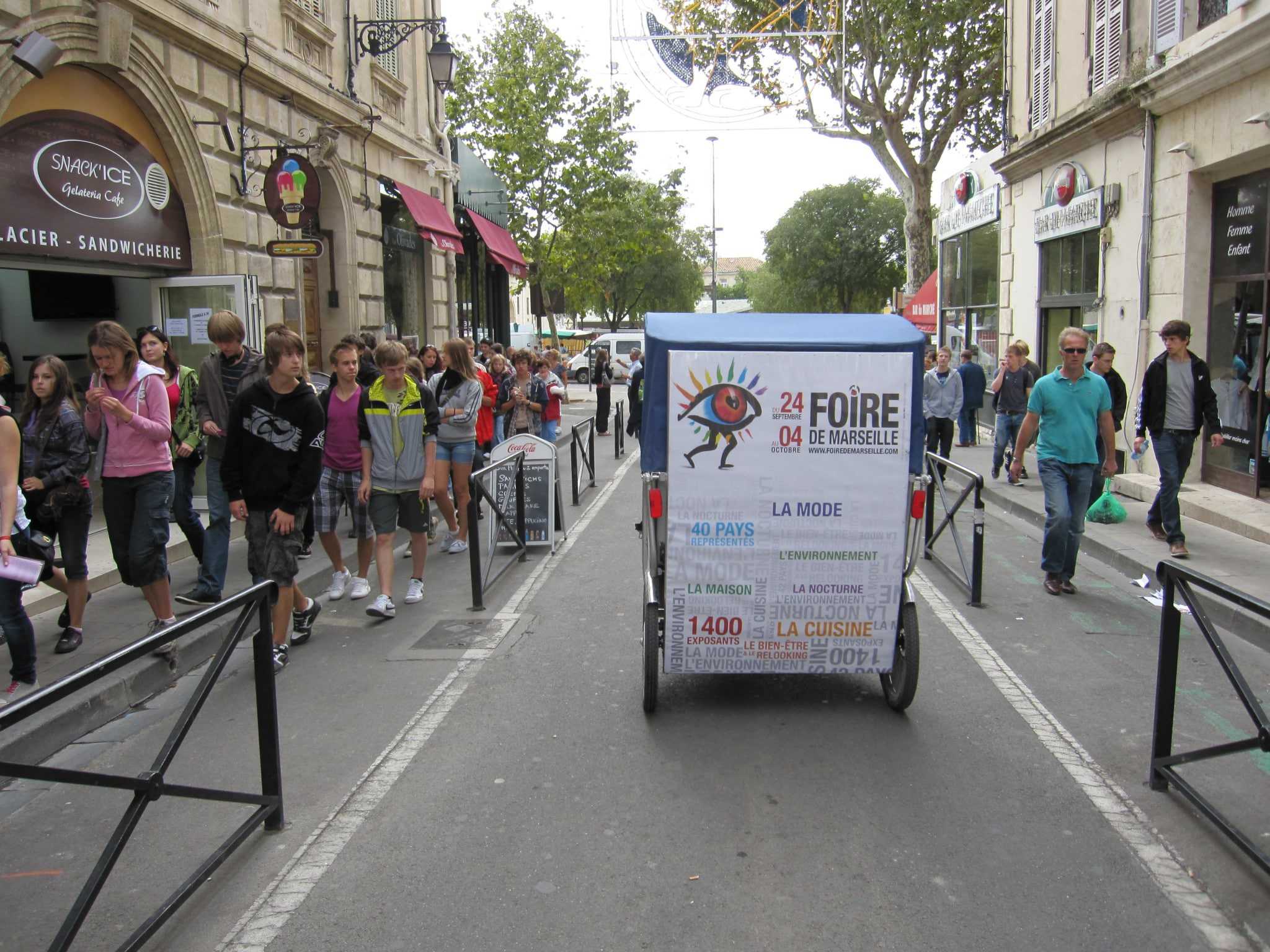 You are currently viewing La Safim-parc Chanot a choisit une communication originale  sur Arles pour la Foire de Marseille 2010