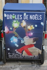 Read more about the article Taco and Co participe au festival « Drôles de Noël 2011 » à Arles.