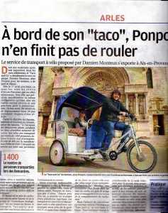 Read more about the article La Provence du 22 Mars 2012 : Nouvelle parution presse pour Taco and Co