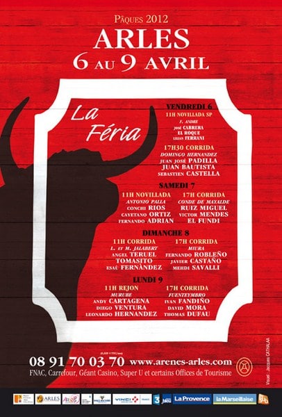 You are currently viewing Féria de Pâques 2012 à Arles, voilà le programme !!!