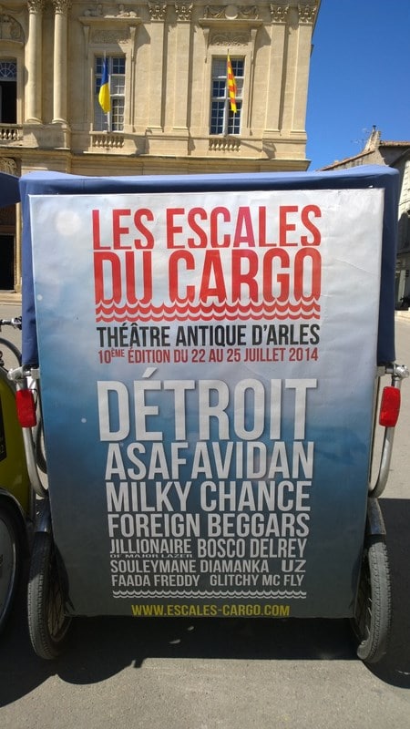 Read more about the article Les Escales du Cargo au théatre Antique d’Arles du 22 au 25 juillet 2014