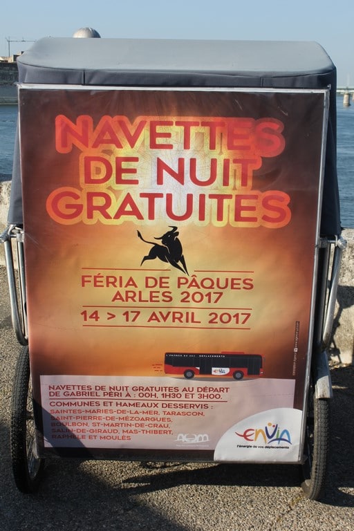 Read more about the article Féria de Pâques d’Arles 2017: Navettes gratuites  proposées par Envia