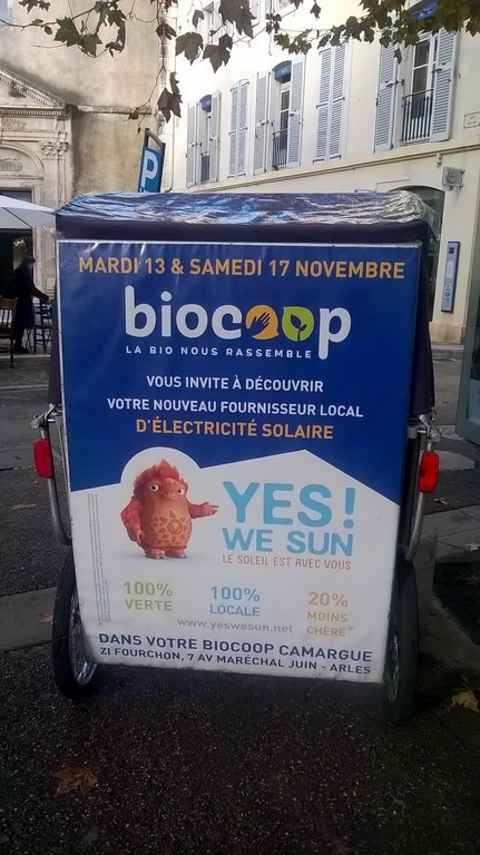 You are currently viewing Yes we sun spécialisé en électricité solaire chez Biocoop le 13 et le 17 Novembre 2018