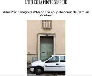 Read more about the article Coup de coeur Taco and Co: le recueil « à demain » de Grégoire d’Ablon mis à l’honneur dans L’Oeil de la Photographie