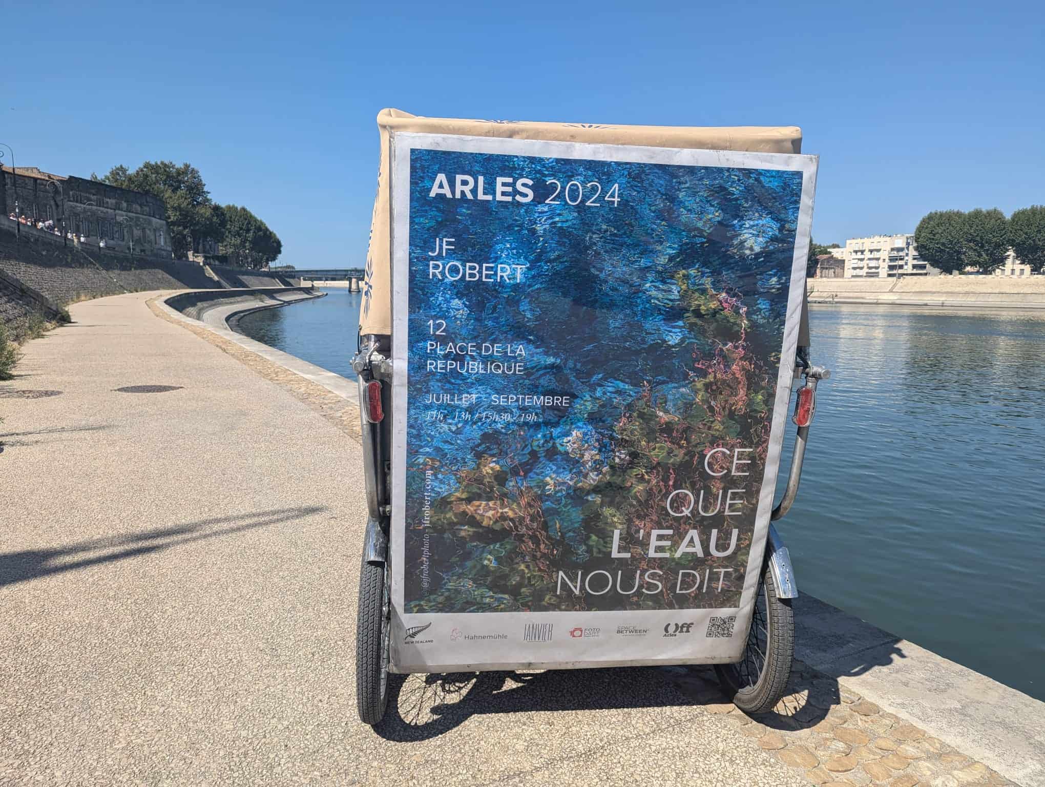 Read more about the article Septembre: Expo  JF Robert « Ce que l’eau nous dit » Arles 2024